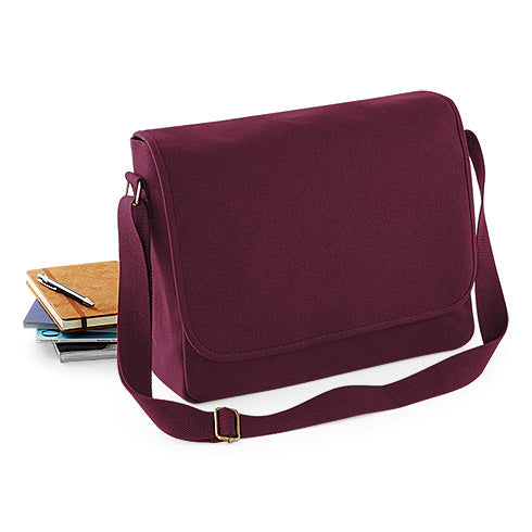 BagBase Classic Canvas Messenger